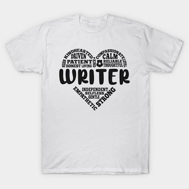 Writer love T-Shirt by SerenityByAlex